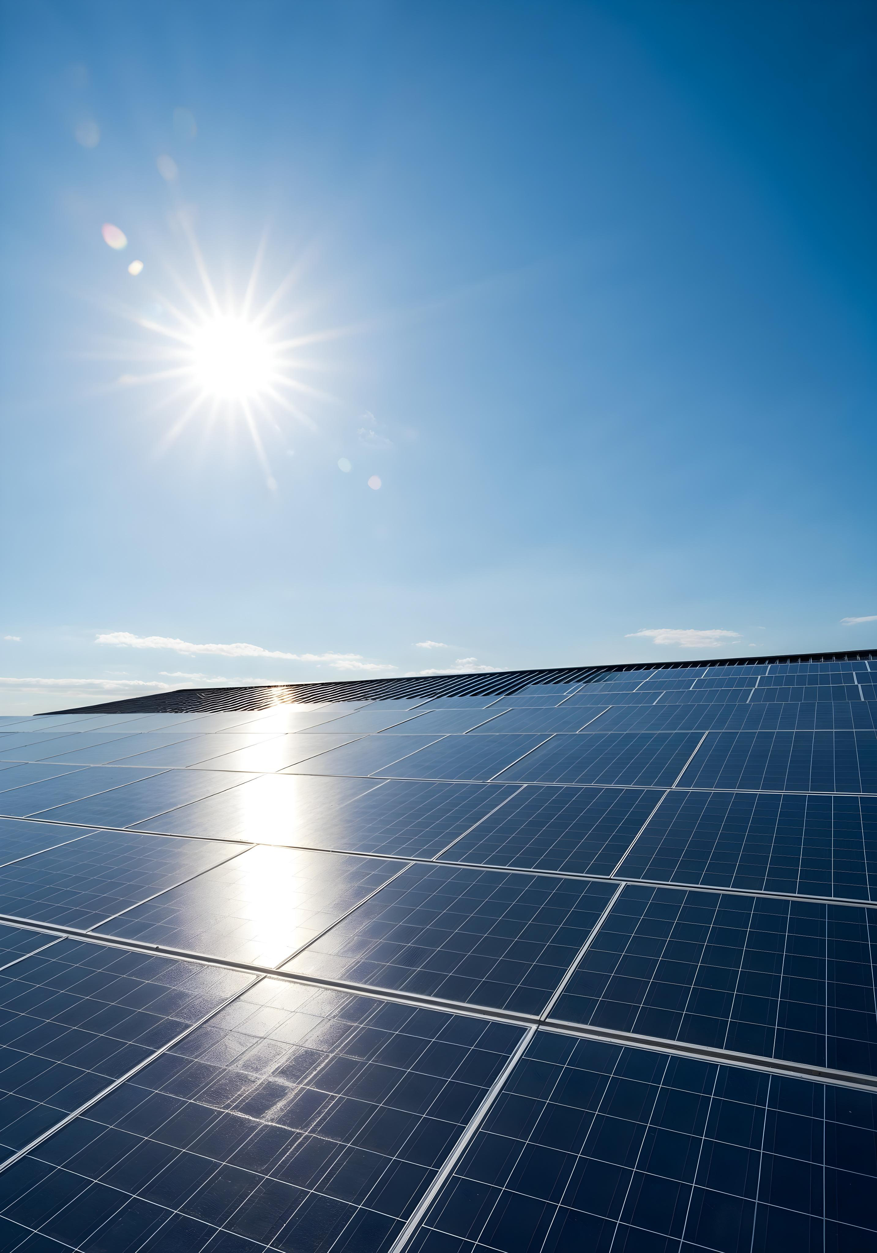 Medium-scale solar farm